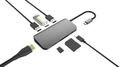 USB-C 7-i-1 dokkingstasjon