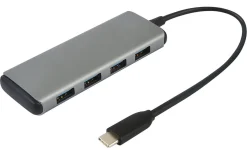 USB-hub USB-C til 4 x USB-A