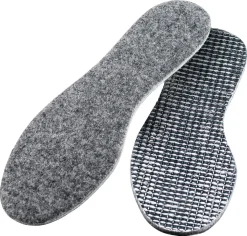 Varme innleggssåler aluminium/filt Kvill, 1 par