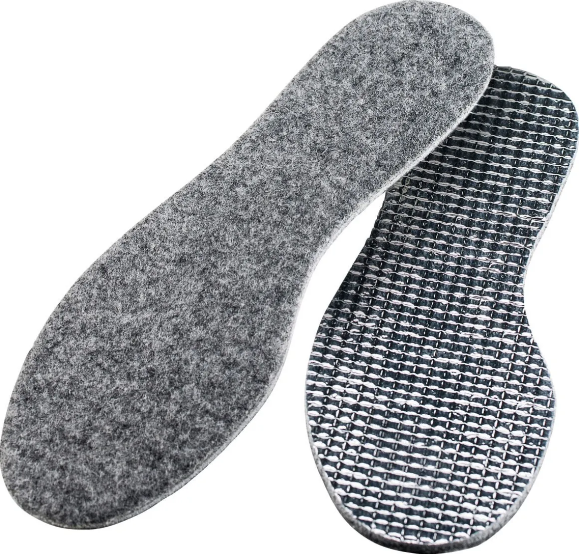 Varme innleggssåler aluminium/filt Kvill, 1 par