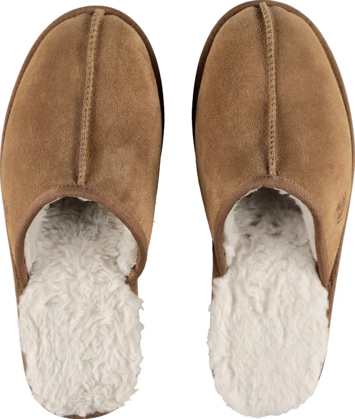 Varme innetøfler herre, beige