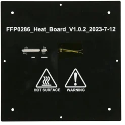 Varmeplate til FlashForge 3D-skriver 5M/5M Pro, oppvarmet