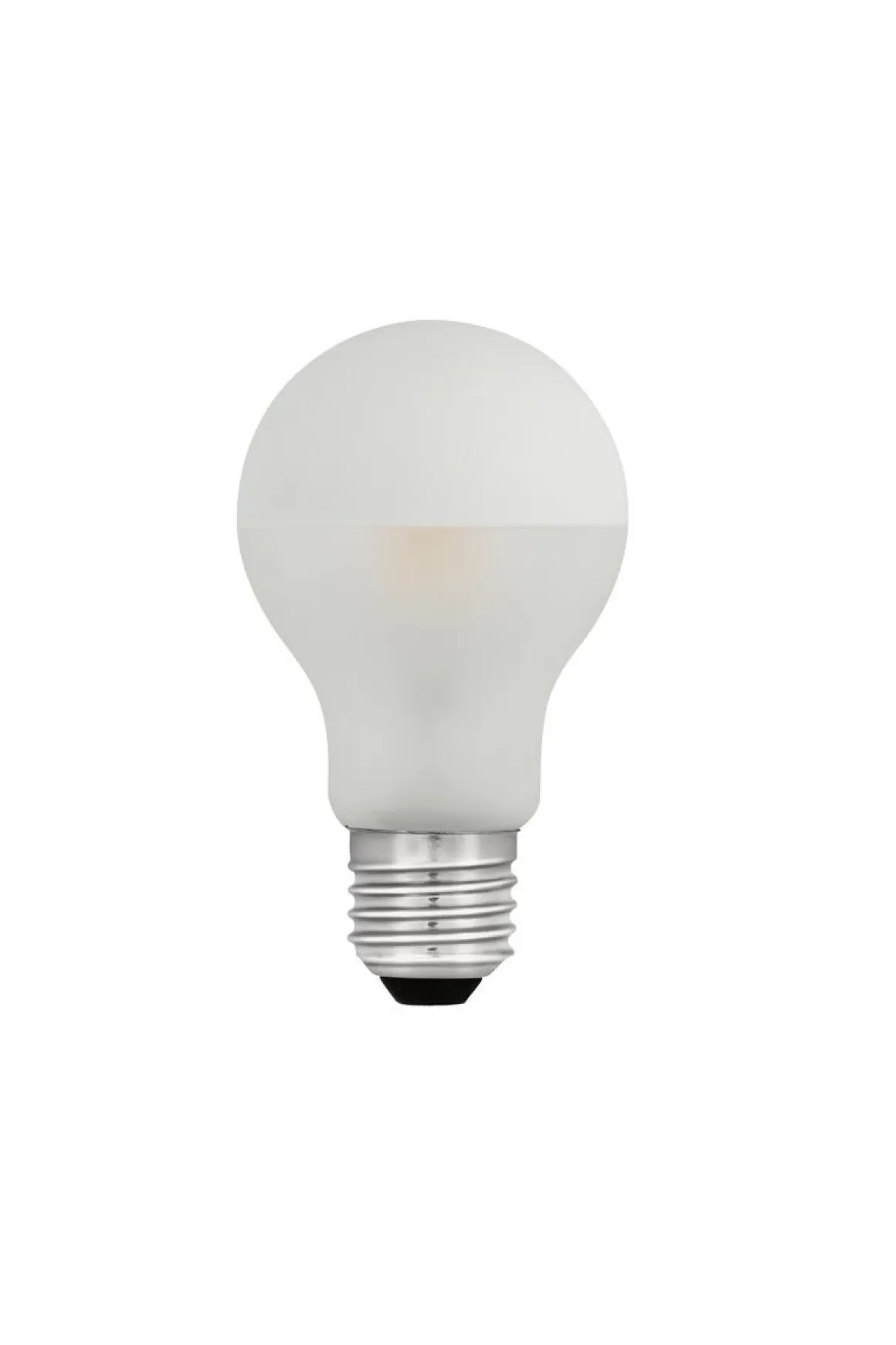 Varmhvit LED-pære E27 på 4,9 W og 470 lumen, dimbar