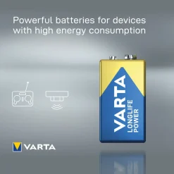 Varta Industrial Pro 9 V-batterier, 20-pakning
