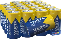 Varta Industrial Pro C/LR14-batterier, 20-pakning