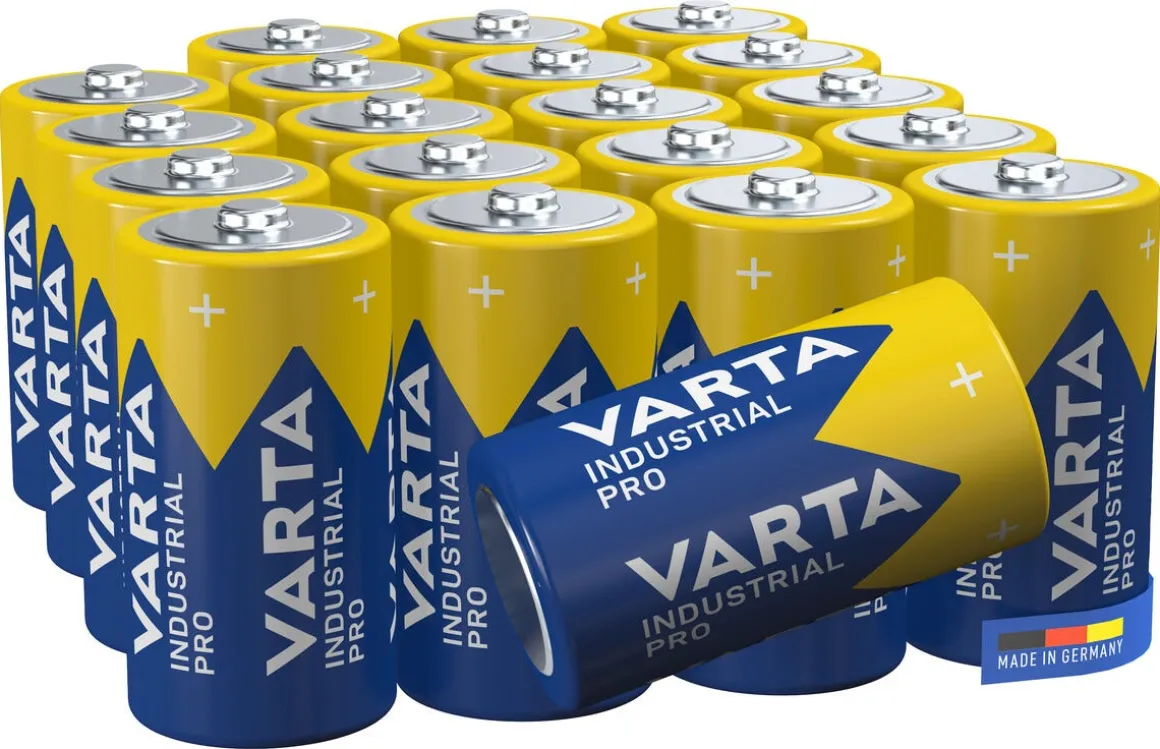 Varta Industrial Pro C/LR14-batterier, 20-pakning