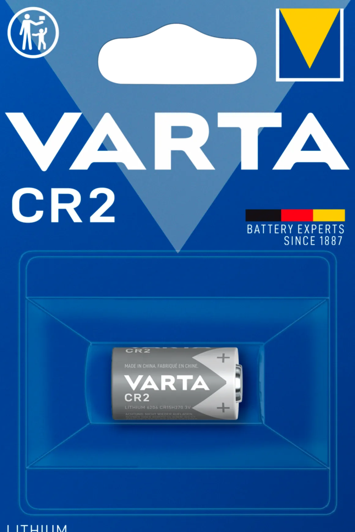 VARTA litiumbatteri CR2