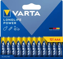 VARTA Longlife Power alkalisk batteri AAA/LR03