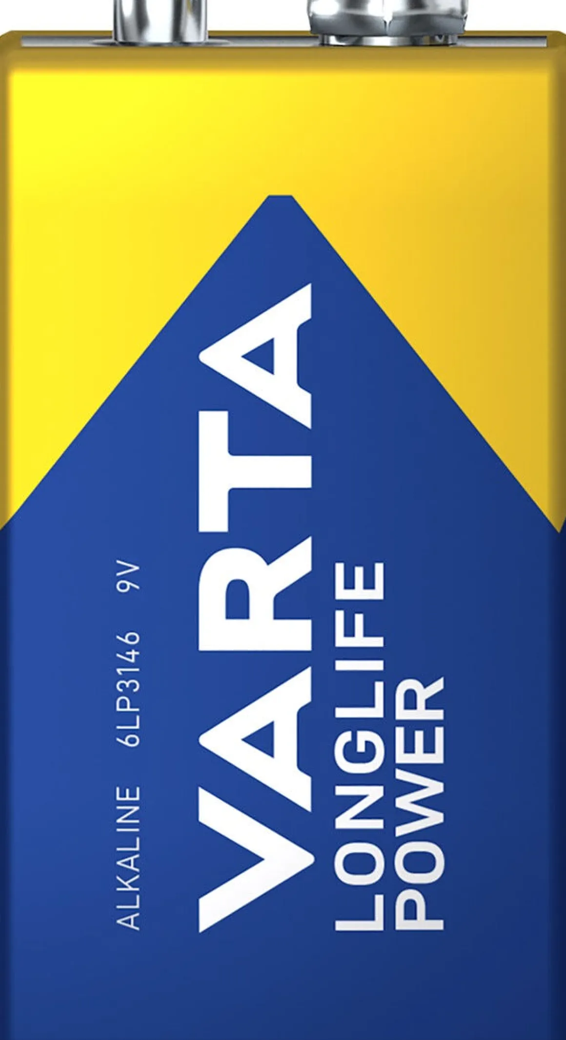 Varta Longlife Power 9V batteri, 2-pakning