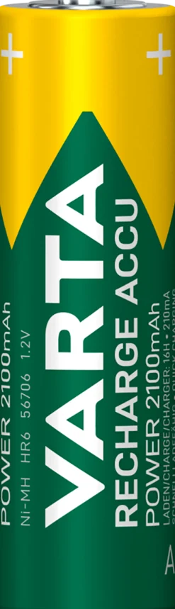 VARTA Power ladbart batteri AA/HR6, 2100 mAh
