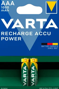 VARTA Power ladbart batteri AAA/HR03, 1000 mAh