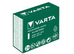 Varta Power oppladbare AAA-batterier (HR03), 10-pakning