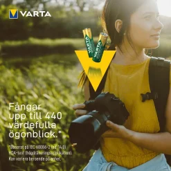 Varta Power oppladbare AA/HR6-batterier, 10-pakning