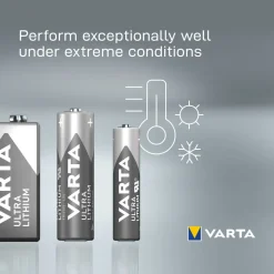 VARTA Ultra Lithium AAA/FR03 litiumbatteri