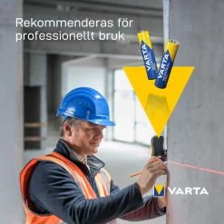 Varta Industrial Pro AAA/LR03-batterier, 100-pakning