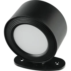 Vegglampe oppladbar, dimbar LED, USB, svart