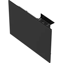 Veggmontert varmeovn med termostat 230 V, svart, 400 W