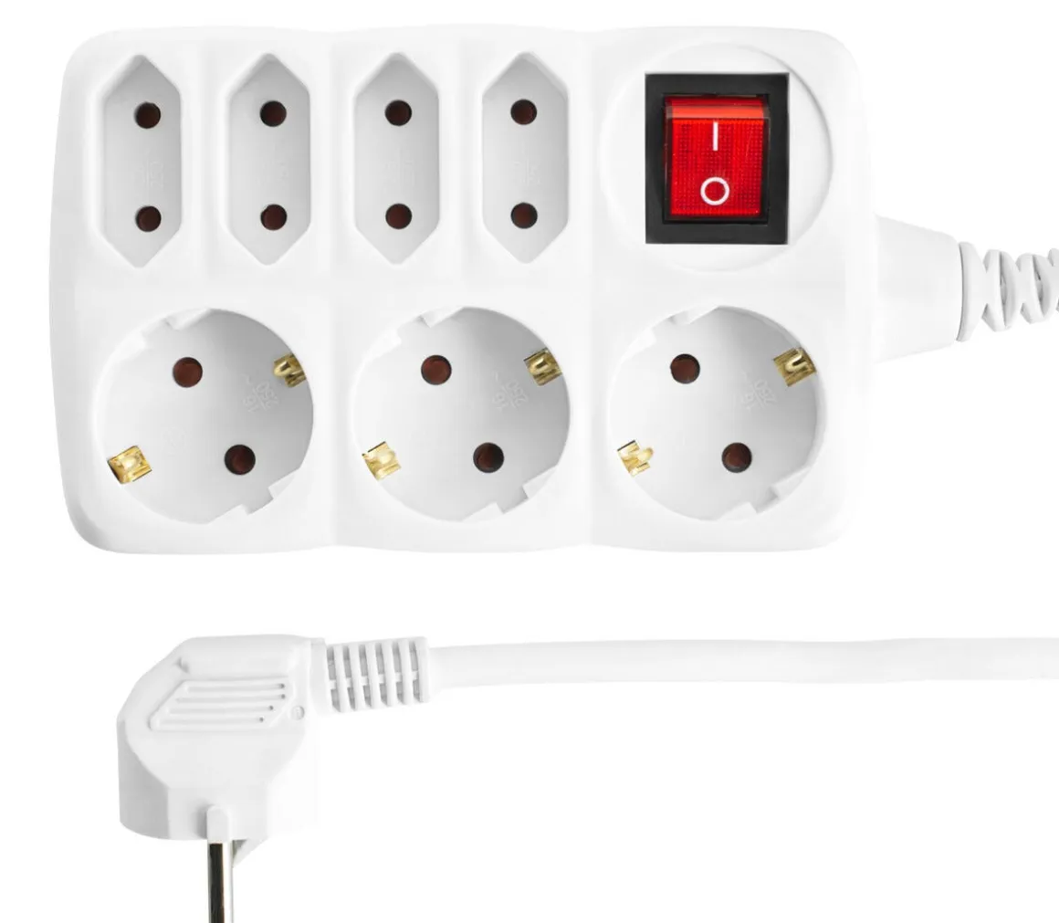 3+4-veis grenuttak med bryter