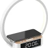Vekkerklokke digital med Wake-up Light og Qi