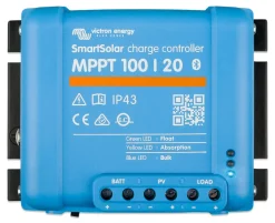 Victron SmartSolar MPPT 100/20 solcelleregulator, 12 V / 24 V / 48 V