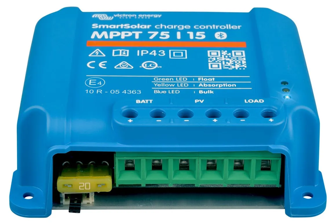 Victron SmartSolar MPPT 75/15 solcelleregulator, 12 V / 24 V