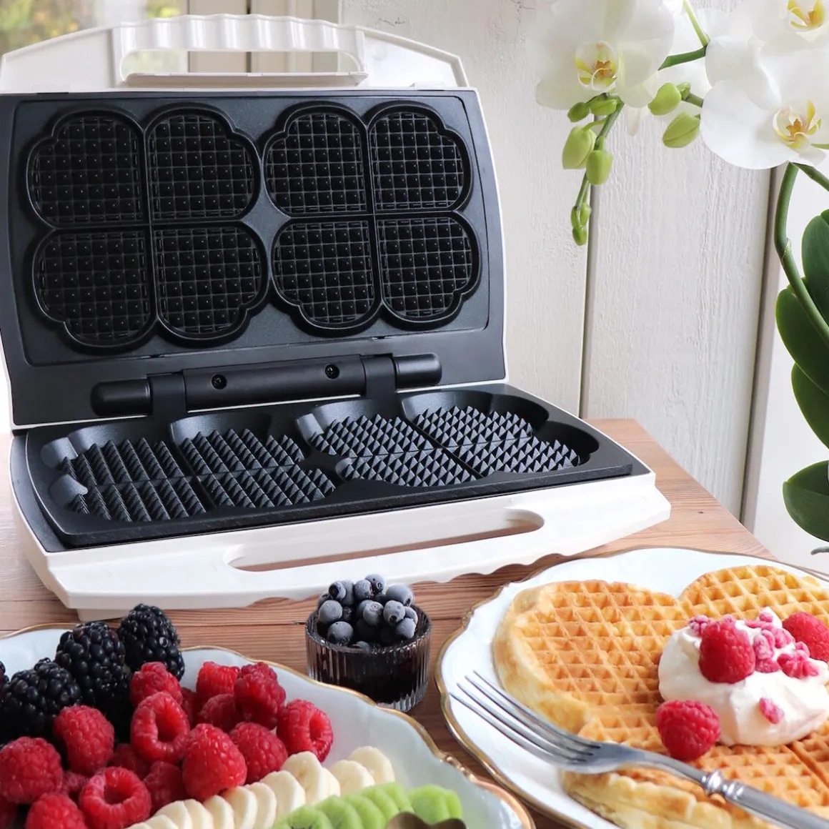 Åviken Classic vaffeljern dobbelt, 1600 W