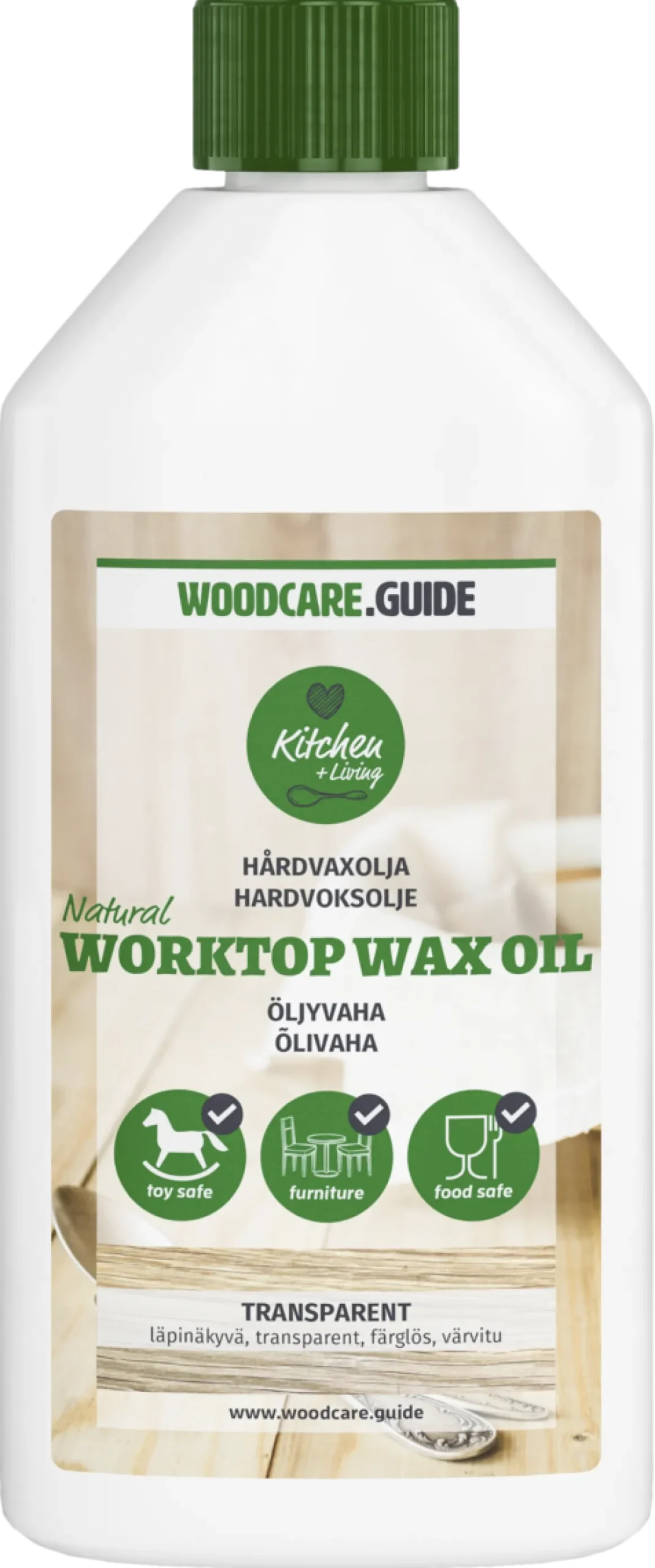 Voksolje WoodCare.Guide innendørs, 250 ml