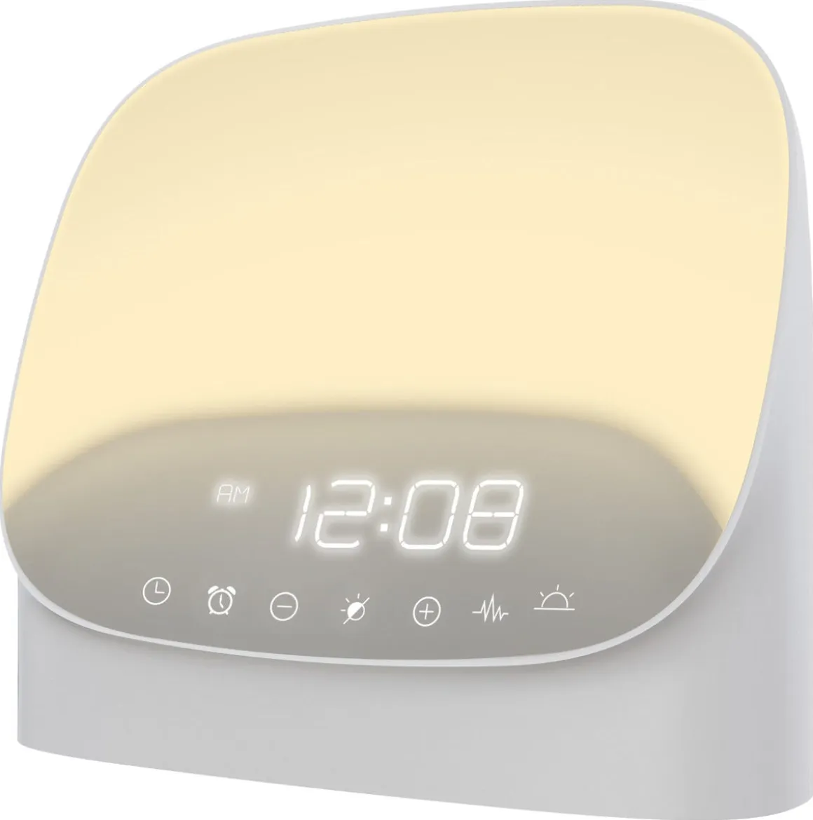 Wake-up light vekkerklokke med lyd og lys