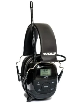 Wolf Headset Pro hørselvern, FM/DAB+, Bluetooth