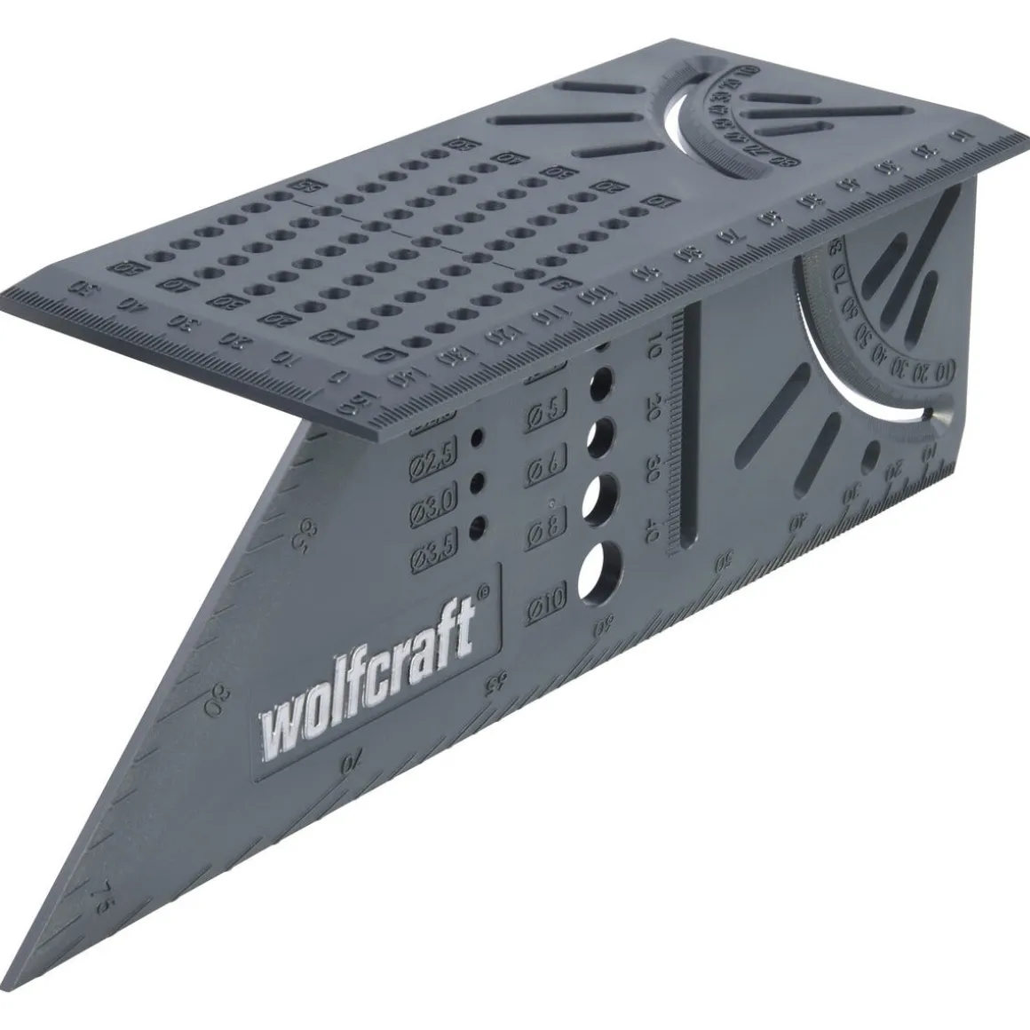 Wolfcraft 3D gjæringsvinkel med vinkelskala
