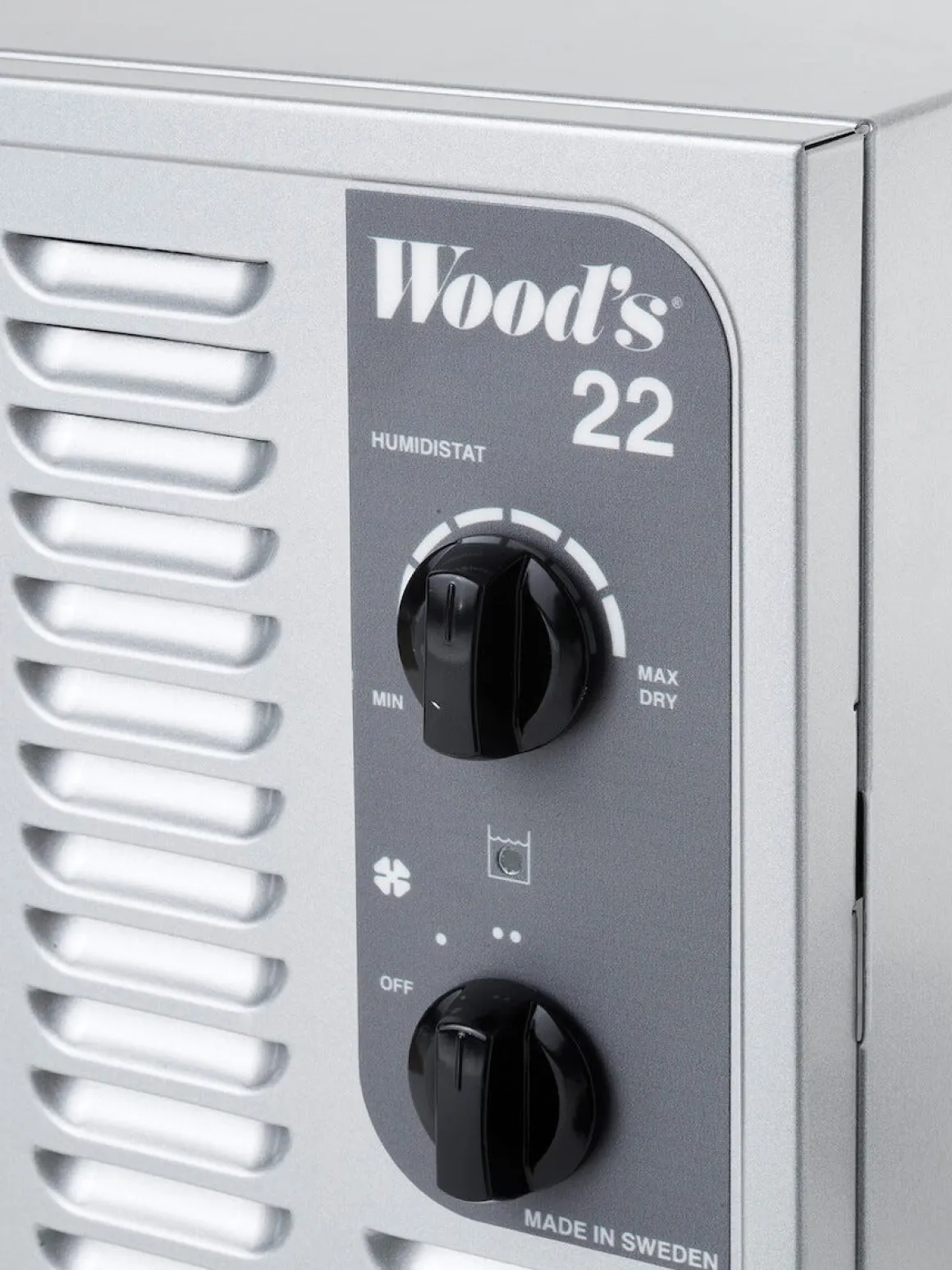 Woods SW22FM avfukter med rensefilter, 100 m²