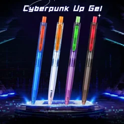 Writech Cyberpunk gelpenn blå stille klikk, hurtigtørkende