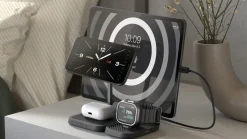 Zens 4-i-1 ladestasjon for iPhone, iPad, AirPods og Apple Watch