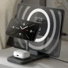 Zens 3-i-1 ladestasjon for iPhone, iPad og AirPods